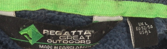 Mens UK Size L Regatta Blue Pullover Sweatshirt
