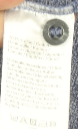 Lacoste Men's Blue Polo Shirt M - Sporty and Stylish