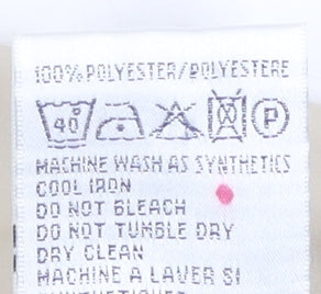 Alexon Women's Beige Blouse Size 14, Long Sleeve, Collared