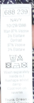 M&Co Women's Multicoloured Size 10 Off Shoulder Top