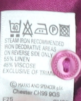 Womens UK Size 14 Marks and Spencer Purple Basic Button-Up