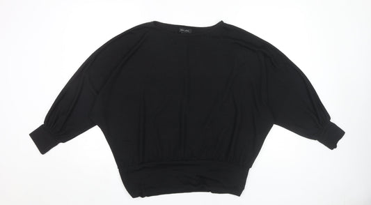 Womens UK Size L New Look Black Pullover Jumper