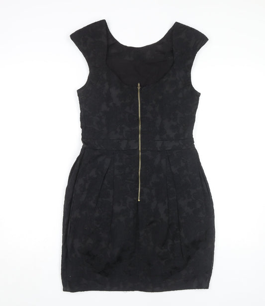 River Island Women's Black Sheath Dress Size 10