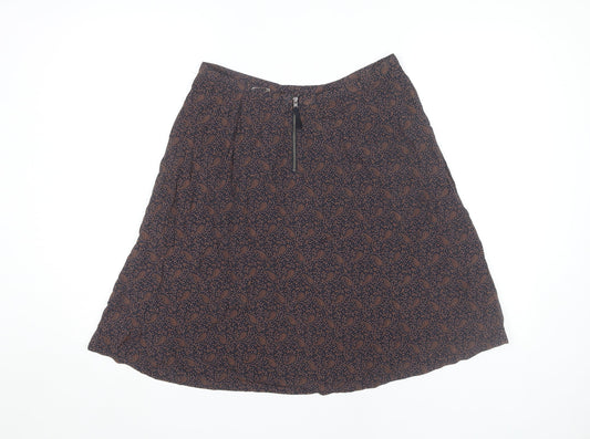 Monsoon Women's Multicoloured Paisley A-Line Skirt, Size 10