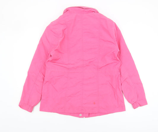 Womens UK Size 14 Marks and Spencer Pink Basic Jacket