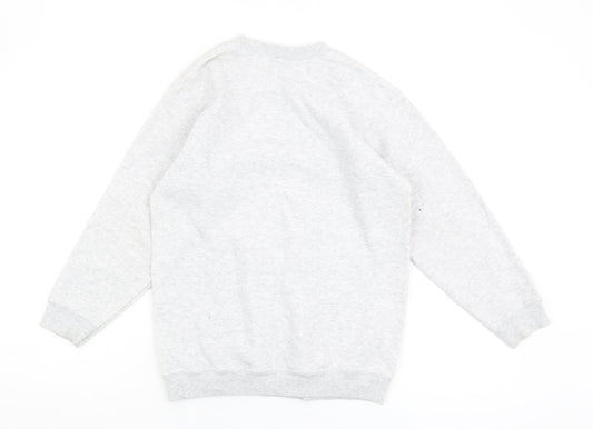 Unisex Adults UK Size L Disney Grey Pullover Sweatshirt