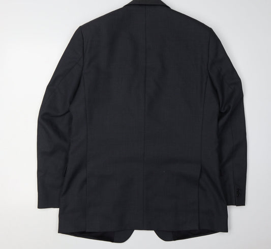 Mens UK Size 40 Pierre Cardin Regular Blue Suit Jacket