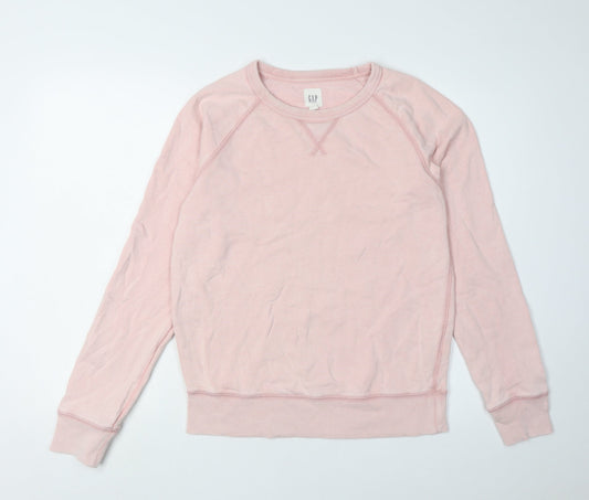 Womens UK Size XS Gap Pink Pullover Sweatshirt