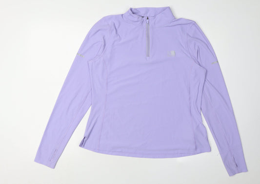 Additional front view of Karrimor Women's Purple Running Jacket, size 12
