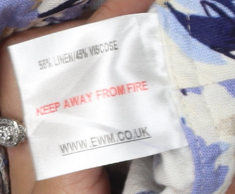 Isle Women's Multicoloured Floral Skirt Size 12