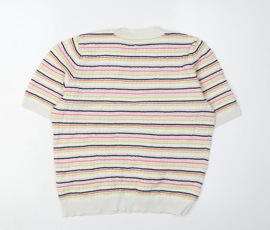 Womens UK Size M Oasis Multicoloured Pullover Jumper