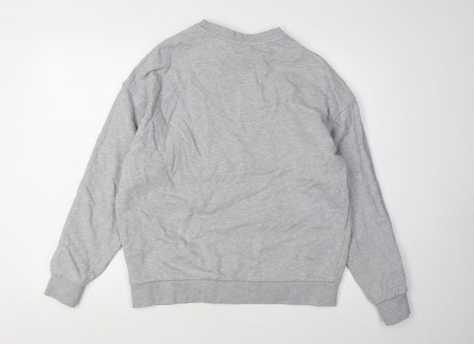 Everlast Women's Grey Logo Sweatshirt Size 8