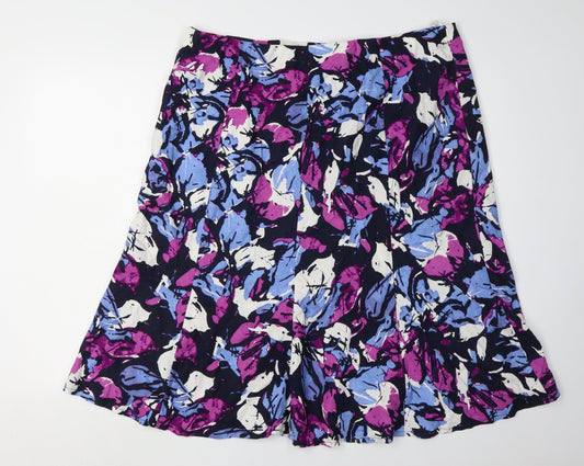 Isle Women's Multicoloured Floral Skirt, Size 20