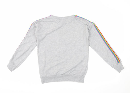 Womens UK Size 4 Disney Grey Pullover Sweatshirt