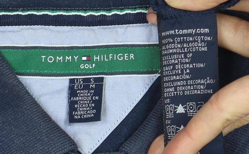 Tommy Hilfiger Men's Blue Polo Shirt Size S Casual Golf