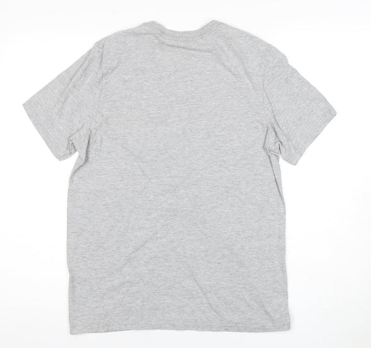 Adidas Men's Grey S T-Shirt Crew Neck