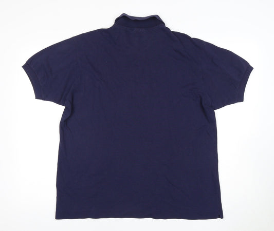 Lacoste Men's Blue Polo Shirt Size S Collared