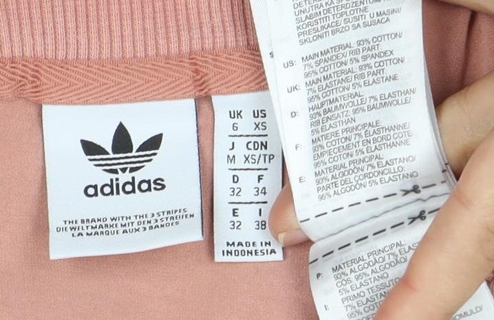 Womens UK Size 6 adidas Pink Basic T-Shirt