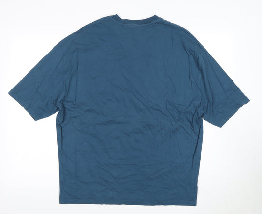 Mens UK Size S ASOS DESIGN Blue T-Shirt