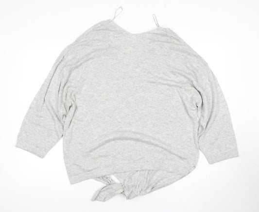 Womens UK Size 22 Marks and Spencer Grey Pullover Jumper