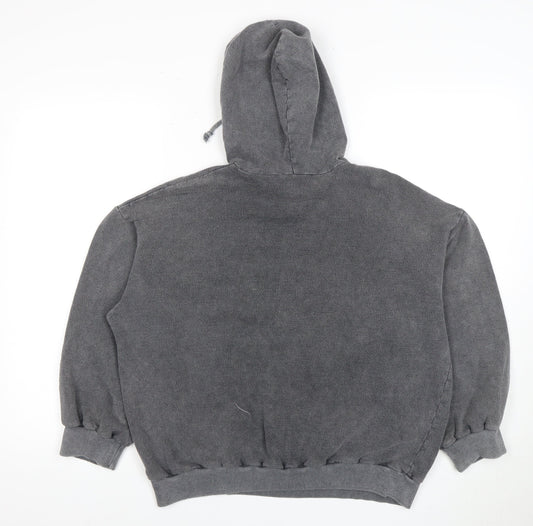 Boohoo Women's Grey Pullover Hoodie Size 8