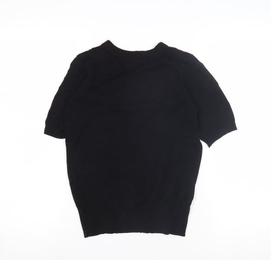Womens UK Size 8 Zara Black Pullover Jumper