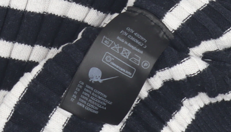 Womens UK Size XS Monki Black Pullover Jumper