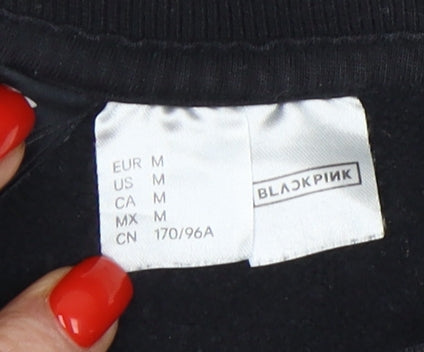 Womens UK Size 12 H&M Black Pullover Sweatshirt