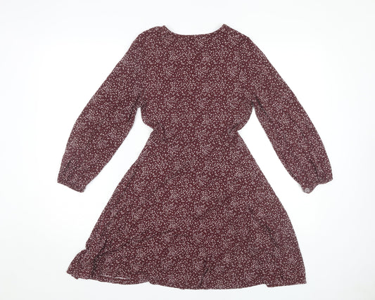 Pull&Bear Women’s Multicoloured Wrap Dress