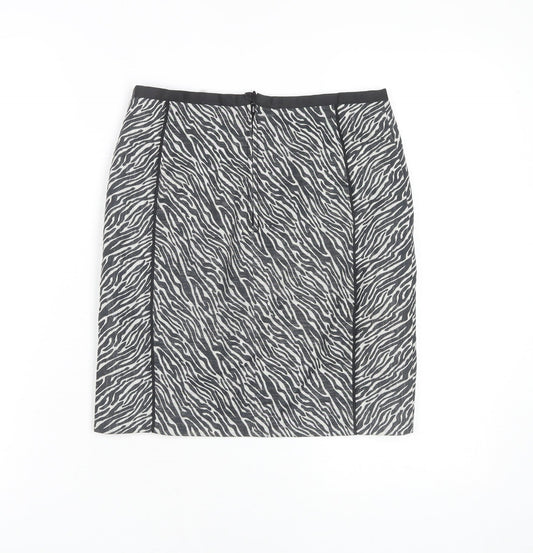 H&M Women's Animal Print Pencil Skirt, Size 4