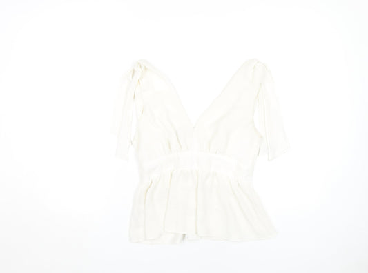 Womens UK Size 8 ASOS White Camisole Blouse