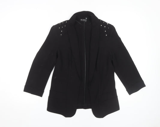 Womens UK Size 8 Miss Selfridge Black Basic Jacket