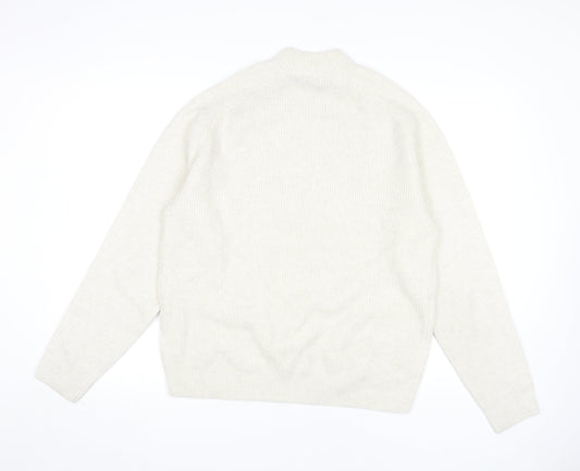 Womens UK Size L Marks and Spencer Ivory Pullover Jumper