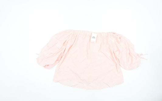 Womens UK Size 4 Miss Selfridge Pink Camisole Blouse