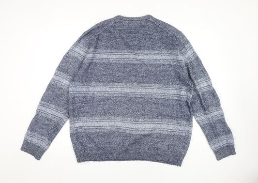 Marks and Spencer Men's 2XL Blue Pullover Jumper