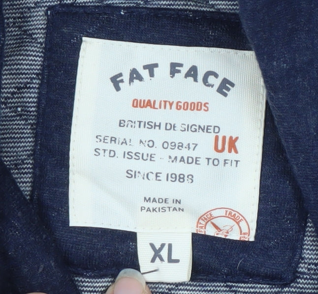 Mens UK Size XL Fat Face Blue Pullover Sweatshirt