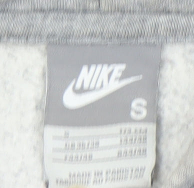 Mens UK Size S Nike Grey Full Zip Hoodie