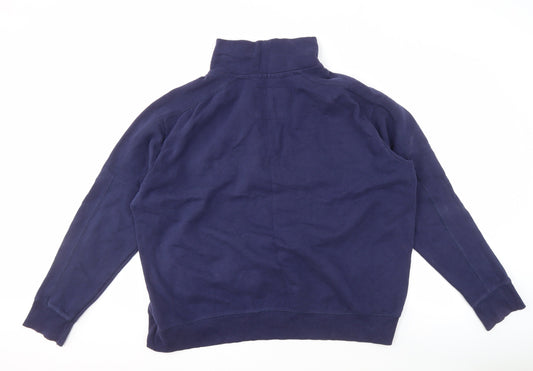 Mens UK Size XL Tog Twenty Four Blue 1/2 Zip Sweatshirt