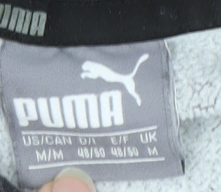 Mens UK Size M PUMA Grey Pullover Hoodie