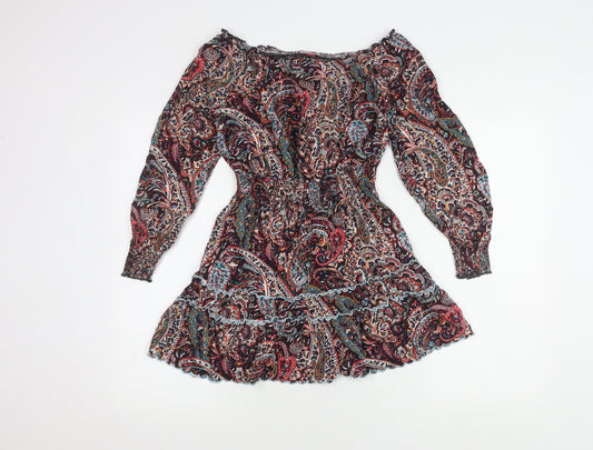 Additional front view of Joe Browns Women's S Multicolour Off Shoulder Dress
