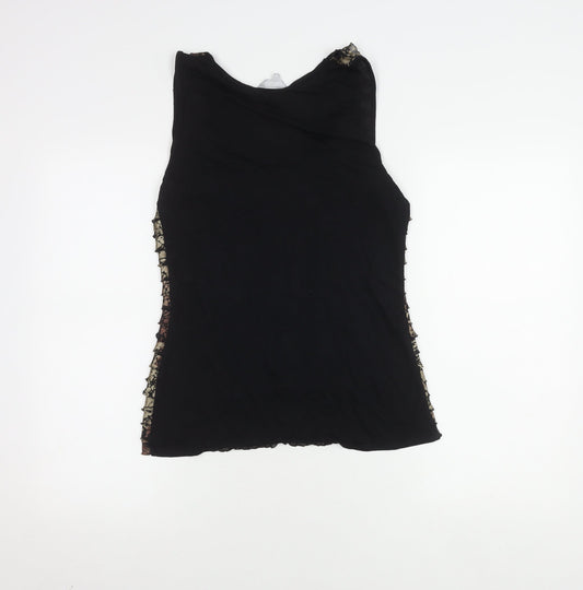 Womens UK Size 14 redherring Black Basic Blouse