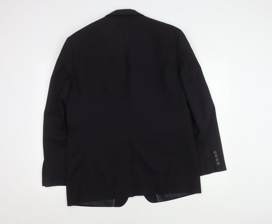 Mens UK Size 42 Marks and Spencer Regular Blue Suit Jacket