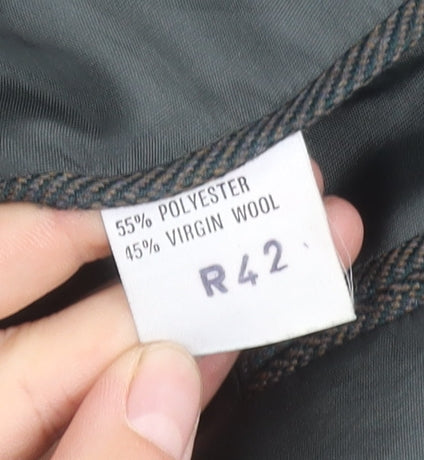 Mens UK Size 42 Varteks Regular Green Suit Jacket
