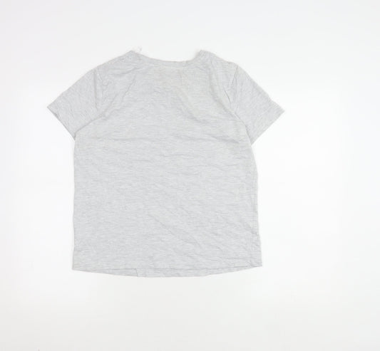 Tu Women’s Grey Rolling Stones T-Shirt Size 10