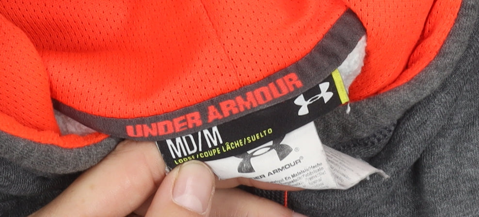 Under Armour Men's Grey Pullover Hoodie M