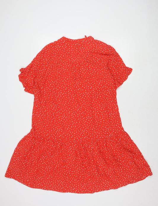 Phase Eight Women's Red Floral Dress Size 14