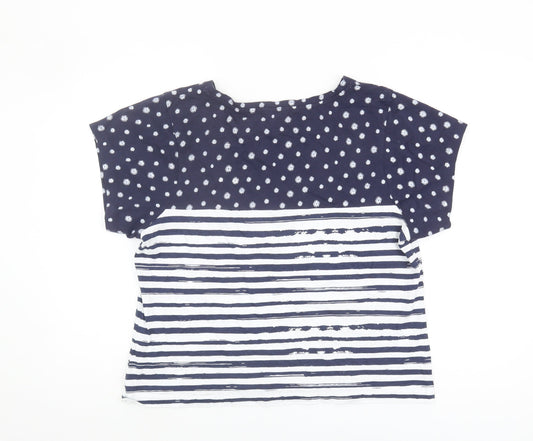 Peter Storm Women's Blue T-Shirt, Size 18, Short Sleeve