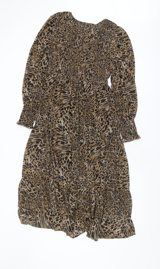 Apricot Women’s Multicoloured A-Line Dress Size 10