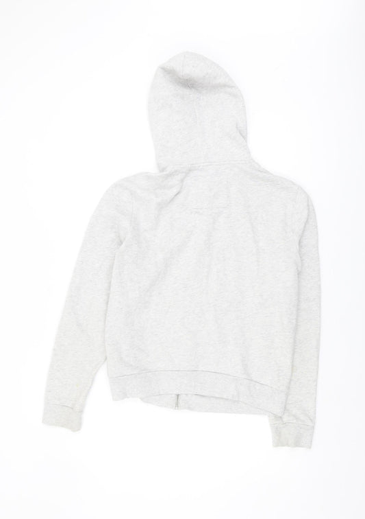 Abercrombie & Fitch Women's Grey M Full Zip Hoodie