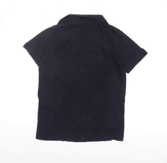 French Connection Men's Black Polo Shirt S